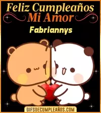 Feliz Cumpleaños mi Amor Fabriannys
